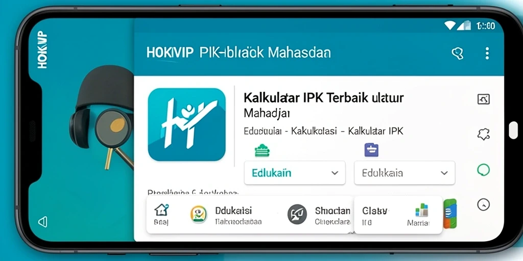 Tampilan antarmuka HOKIVIP dengan fitur Kalkulator IPK yang intuitif.